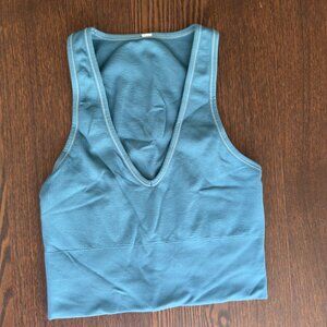 Athleta Aurora Ribbed V-Neck Tank